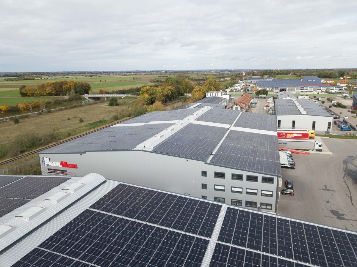 Photovoltaik-Anlage am Michl Standort